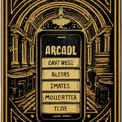 hhbd Arcade Menu on Phone Screen